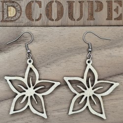 Boucles d'oreilles fleurs des iles