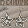 Boucles d'oreilles fleurs des iles
