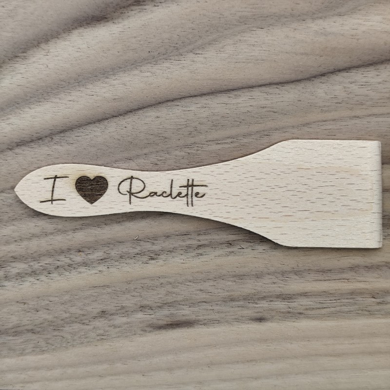 Spatule en bois - I Love Raclette