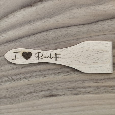 Spatule en bois - I Love Raclette