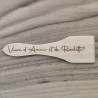 Spatule en bois - Vivre d'Amour et de Raclette!