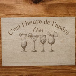 Plateau apéro en hêtre