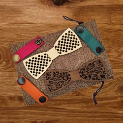 Kit Nœuds Papillon en Bois