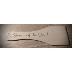 Spatule en bois - Le Gras c'est la Vie