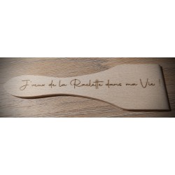 Spatule en bois - J'veux de la Raclette dans ma Vie
