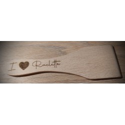 Spatule en bois - I Love Raclette