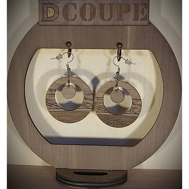 Boucle ronde avec motifs