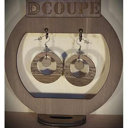 Boucle ronde avec motifs